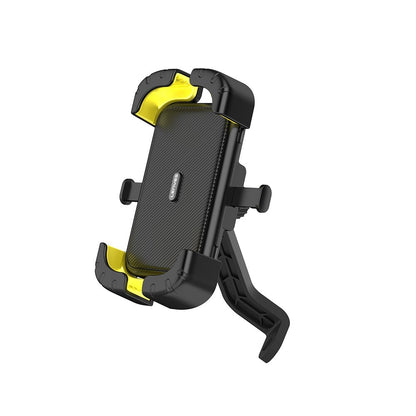 Lenyes CR170 Sarsıntı Önleyici 360 Derece Ayarlanabilir Bisiklet ve Motosiklet Telefon Tutucu Siyah