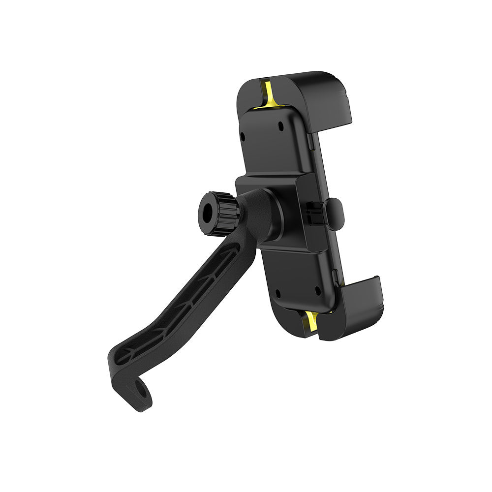 Lenyes CR170 Sarsıntı Önleyici 360 Derece Ayarlanabilir Bisiklet ve Motosiklet Telefon Tutucu Siyah