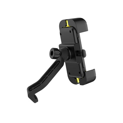 Lenyes CR170 Sarsıntı Önleyici 360 Derece Ayarlanabilir Bisiklet ve Motosiklet Telefon Tutucu Siyah