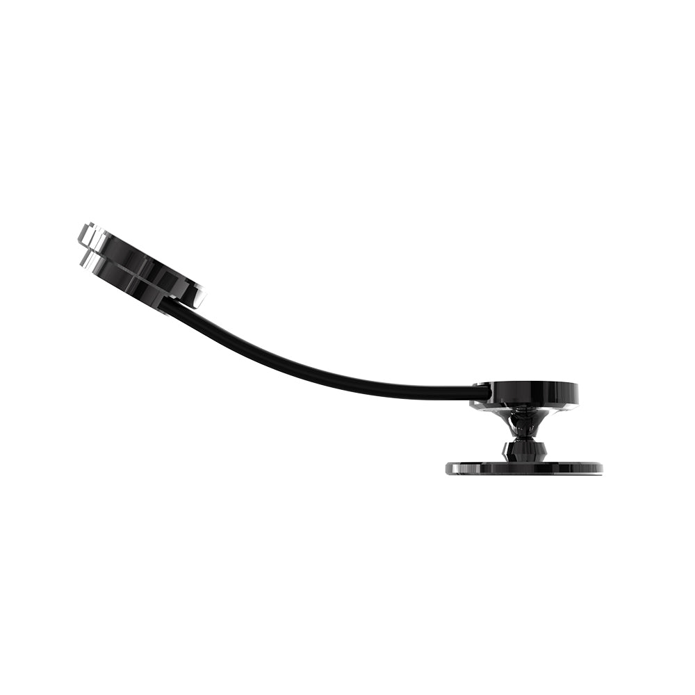 Lenyes CR171 Magnetik M-safe Uyumlu Bükülebilen Eğimi ve Düz Zemin Araç Telefon Tutucu Siyah