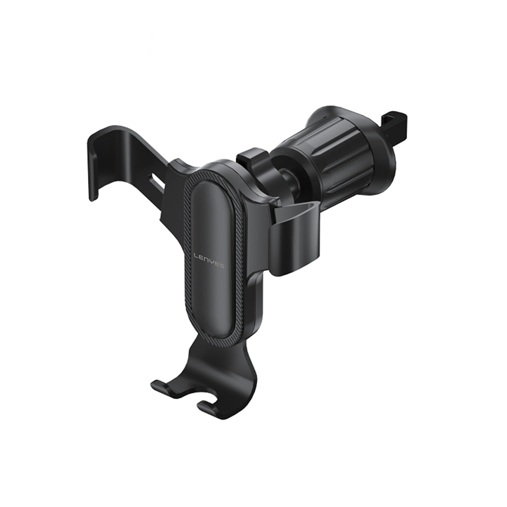 Lenyes CR181 360 Derece Dönebilen Havalandırma Tasarımlı Araç Telefon Tutucu Siyah