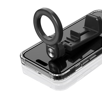 Lenyes CR187 Oynar Başlıklı Magnetik Masa Telefon Tutucu Siyah