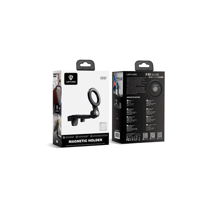 Lenyes CR187 Oynar Başlıklı Magnetik Masa Telefon Tutucu Siyah