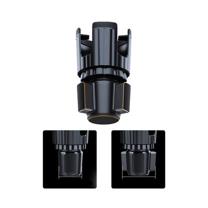 Lenyes CR189 360 Derece Dönebilen 2 in 1 Araç Telefon Tutucu ve Bardak Tutucu Siyah