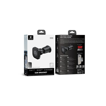 Lenyes CR193 Havalandırma Tasarım Magnetik Araç Telefon Tutucu Siyah