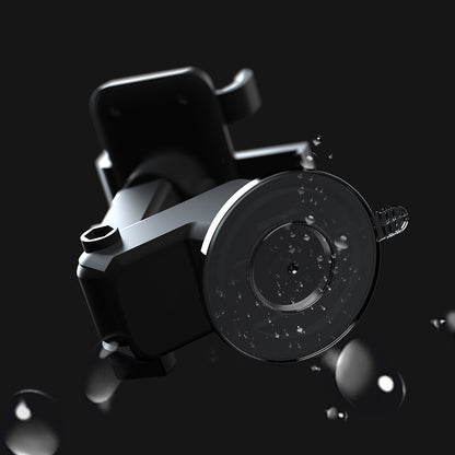 Lenyes CR195 Sarsıntı Önleyici 360° Derece Dönebilen Teleskopik Vantuzlu Tasarım Araç Telefon Tutucu Siyah