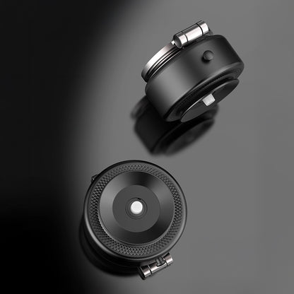 Lenyes CR198 360 Derece Dönebilen 100mAh Type-C Portlu Elektrikli Vakum Özellikli Katlanabilir Telefon Tutucu Siyah