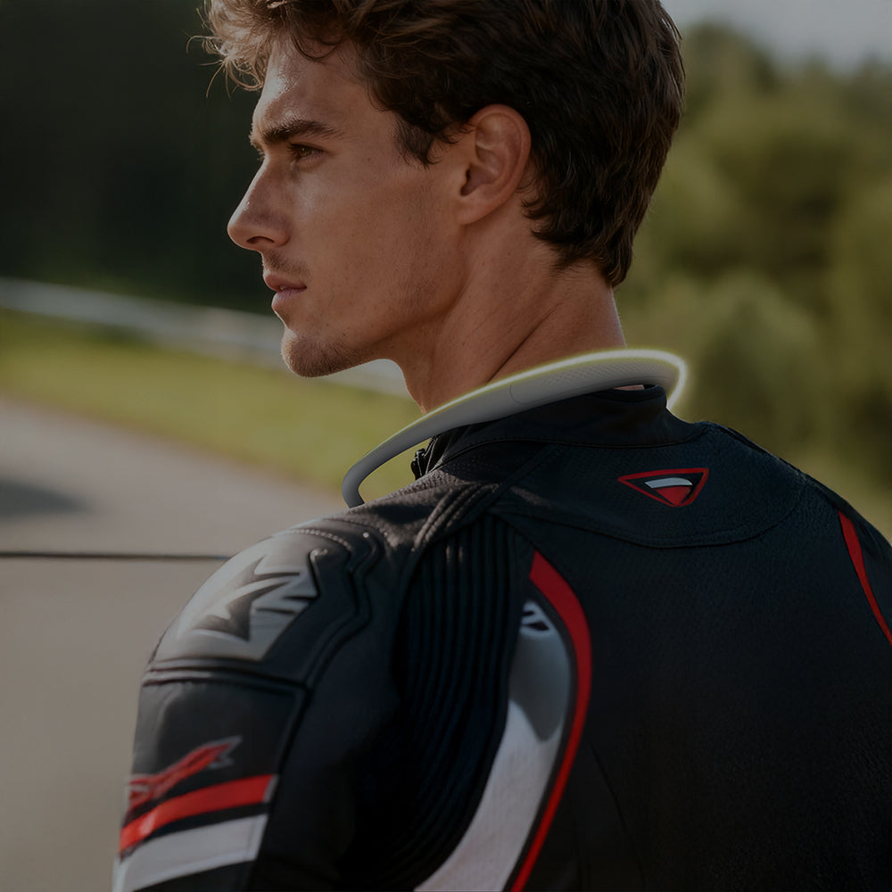 Lenyes CR203 2in1 Eller Serbest Magnetik Boyun Askılı Telefon Tutucu Siyah