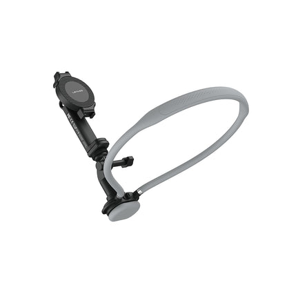 Lenyes CR203 2in1 Eller Serbest Magnetik Boyun Askılı Telefon Tutucu Siyah