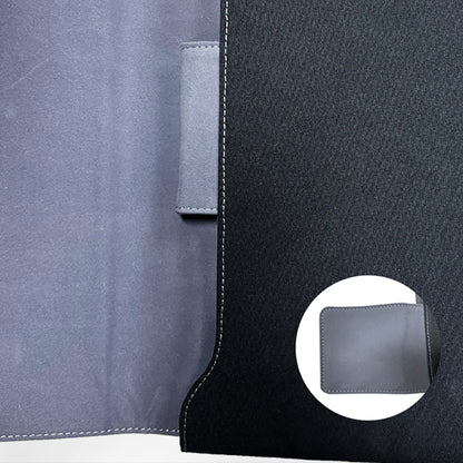 Lenyes LB503 Darbe Emici Su Geçirmez PU Cordura Kumaş 13-14 inç Laptop Çantası Siyah