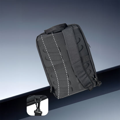 Lenyes LB505 Su Geçirmez Gizlenebilir Omuz Askılı Sırt Çantası Siyah