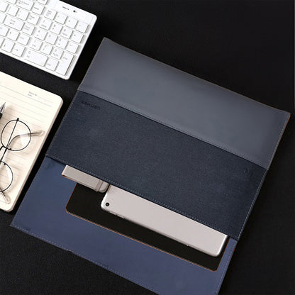 Lenyes LB511 NFC Tag Özellikli 14 inç Su Geçirmez Laptop Kılıfı Gri