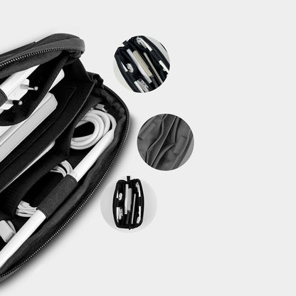 Lenyes LB518 Lionel Serisi Su Geçirmez Aşınmaya ve Çizilmeye Dayanıklı Aksesuar Çantası Siyah