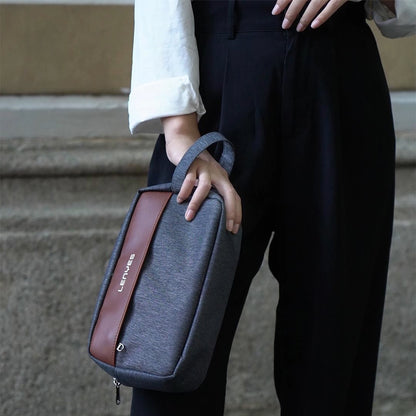 Lenyes LB541 Rambler Storage Serisi Su Geçirmez Aşınmaya ve Çizilmeye Dayanıklı Aksesuar Çantası Gri