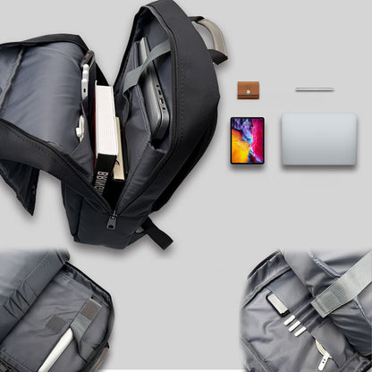 Lenyes LB550 Voyagers Serisi 1200D Su Geçirmez Seyahat Sırt Çantası Siyah