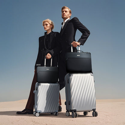 Lenyes LB555 Voyagers Serisi 1200D Su Geçirmez 13-14 inç Laptop Çantası Siyah