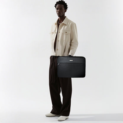 Lenyes LB556 Voyagers Serisi 1200D Su Geçirmez 15-16 inç Laptop Çantası Siyah