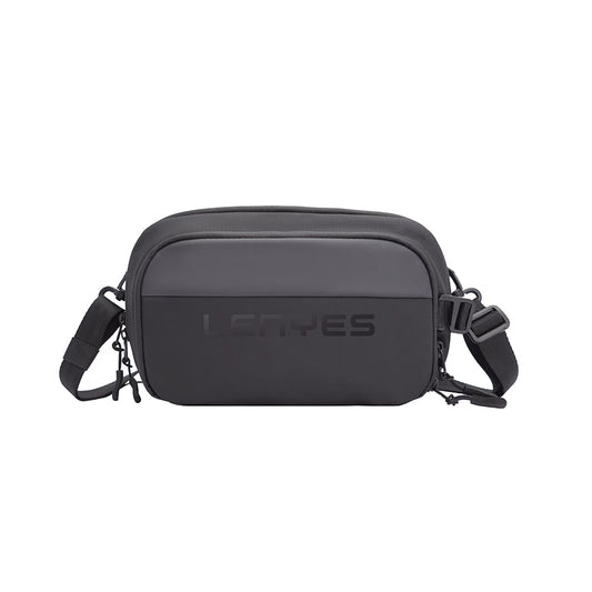 Lenyes LB561 Su Geçirmez Aşınmaya ve Çizilmeye Dayanıklı Çapraz Vücut Askılı Aksesuar Çantası 25.5cm Gri