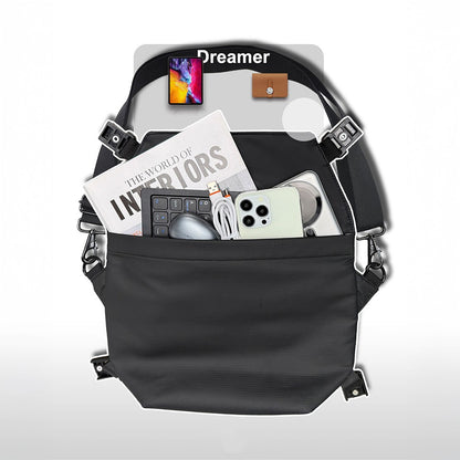 Lenyes LB562 Dreamer Crossbody Serisi Su Geçirmez Deri Tasarımlı Çapraz Vücut Çantası