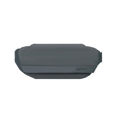 Lenyes LB573 Creator Serisi Su Geçirmez Polyester Kumaş Ayarlanabilir Askılı Bel Çantası Gri