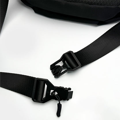 Lenyes LB573 Creator Serisi Su Geçirmez Polyester Kumaş Ayarlanabilir Askılı Bel Çantası Gri