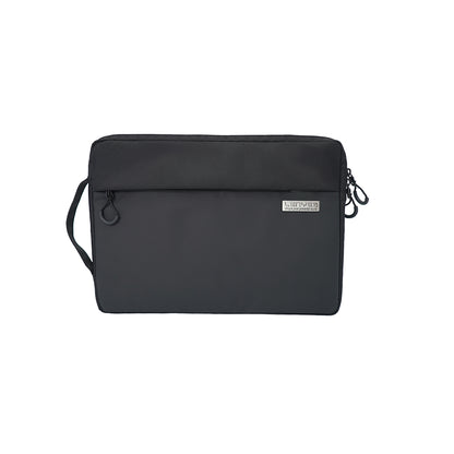 Lenyes LB575 Creator Serisi Darbe Emici Su Geçirmez Polyester Kumaş 13-14 inç Laptop Çantası Siyah