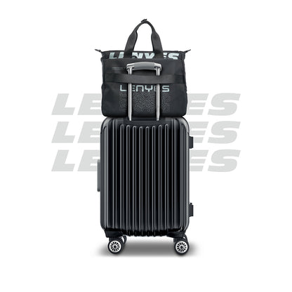 Lenyes LB581 Roamer Serisi Çok Amaçlı Omuz Askılı Seyahat Çantası Siyah