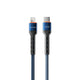 Lenyes LC515 Type-C to Lightning Hızlı Şarj Özellikli Örgülü Data ve Şarj Kablosu 30W 1M
