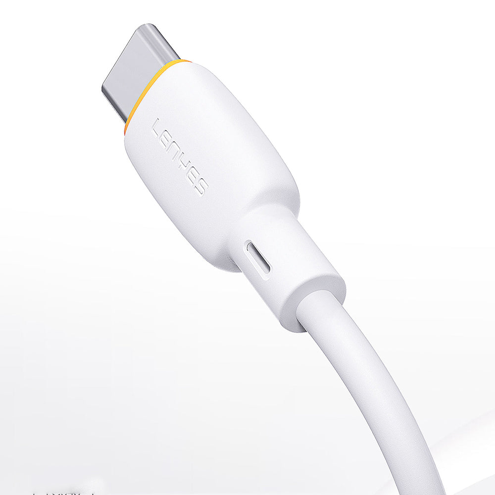 Lenyes LC548-TC-TC Type-C to Type-C Hızlı Şarj Özellikli PD Data ve Şarj Kablosu 60W 1M Beyaz