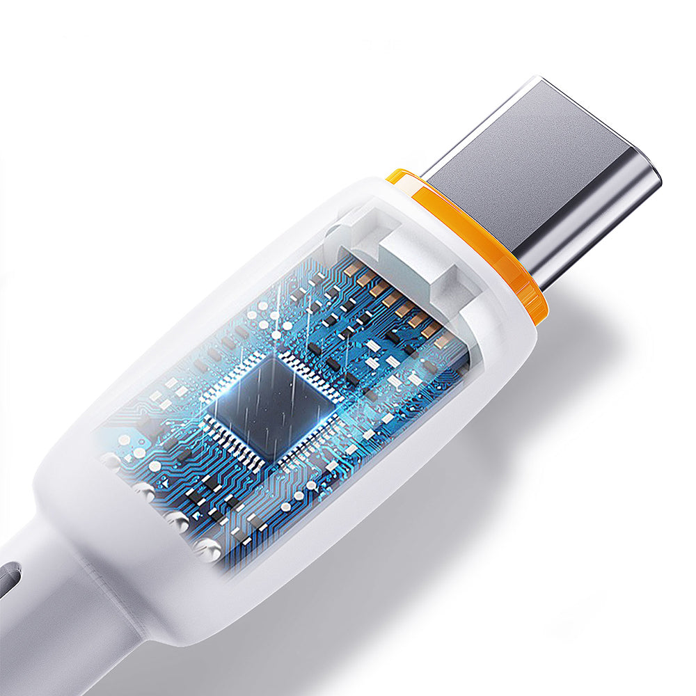 Lenyes LC548-TC-TC Type-C to Type-C Hızlı Şarj Özellikli PD Data ve Şarj Kablosu 60W 1M Beyaz