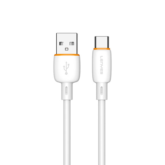 Lenyes LC548-TC USB-A to Type-C Data ve Şarj Kablosu 12W 1M Beyaz