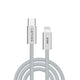 Lenyes LC551 Type-C to Lightning Hızlı Şarj Özellikli Data ve Şarj Kablosu 27W 1M Beyaz