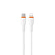 Lenyes LC545 Type-C to Lightning Hızlı Şarj Özellikli Data ve Şarj Kablosu 30W 1M