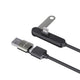Lenyes LC569 2in1 USB-A - Type-C + Type-C Standlı Data ve Şarj Kablosu 240W 1.2M