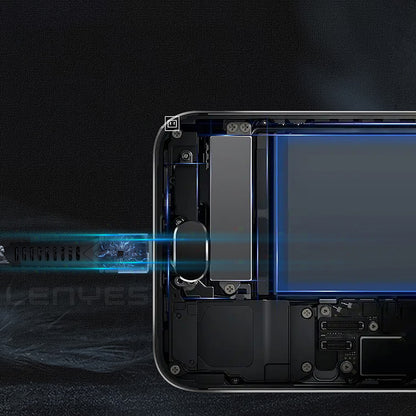 Lenyes LC987 USB-A to Type-C Hızlı Şarj Özellikli Örgülü Data ve Şarj Kablosu 1M 2.4A Siyah