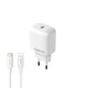 Lenyes LCH90-TC-L Type-C to Lightning GaN Teknolojili PD Hızlı Şarj Özellikli Şarj Seti 20W Beyaz