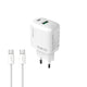 Lenyes LCH91-TC-TC Type-C to Type-C GaN Teknolojili PD ve USB Hızlı Şarj Özellikli Şarj Seti 20W