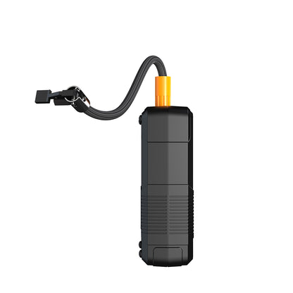 Lenyes LCI201 Oto Araç Lastik Şişirme Pompası Çok Modlu Dijital Ekranlı Araç Hava Kompresörü Siyah