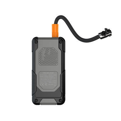 Lenyes LCI201 Oto Araç Lastik Şişirme Pompası Çok Modlu Dijital Ekranlı Araç Hava Kompresörü Siyah