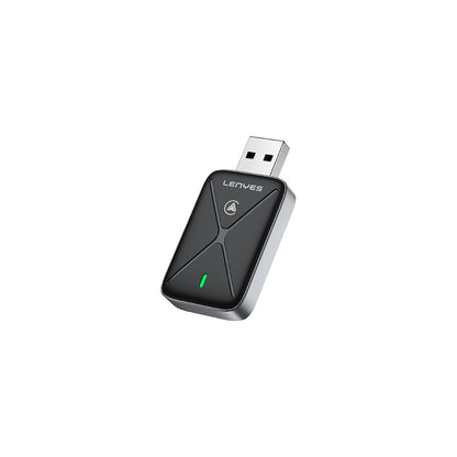 Lenyes LCP01 Android Auto Destekli CarPlay USB Bluetooth 5.0 Wireless Transmitter Adaptör Siyah