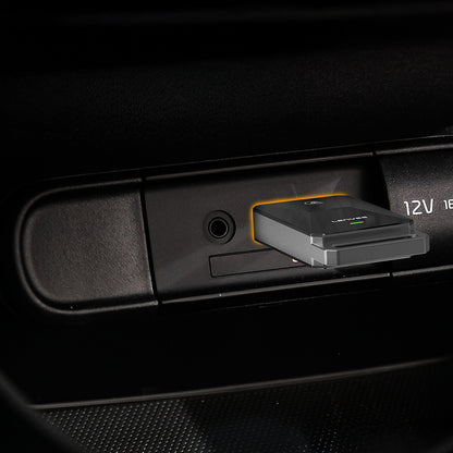 Lenyes LCP02 Android Auto Destekli CarPlay USB Bluetooth 5.0 Wireless Transmitter Adaptör Siyah