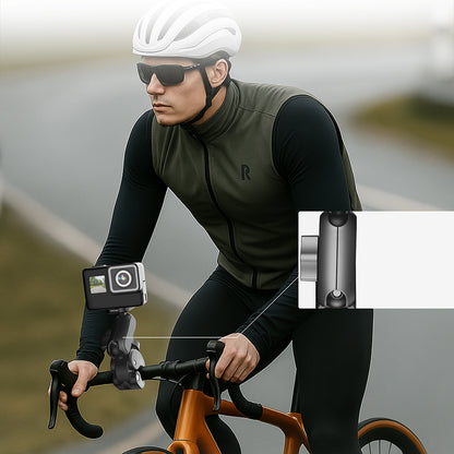 Lenyes LCT103 Bisiklet ve Motosiklet Aksiyon Kamera Tutucu Siyah