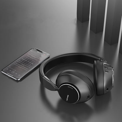 Lenyes LH23 ANC Özellikli Kulak Üstü Bluetooth Kulaklık v5.4 Siyah