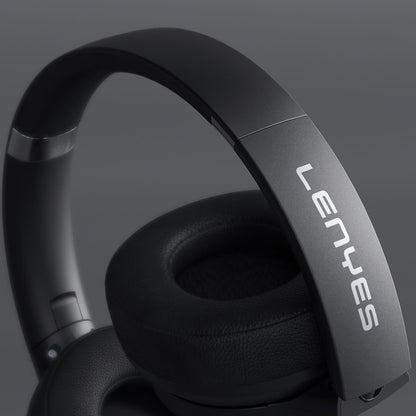 Lenyes LH26 Katlanabilir Tasarımlı ANC Özellikli Kulak Üstü Bluetooth Kulaklık v5.4 Siyah