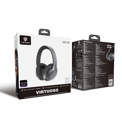 Lenyes LH29 ANC Özellikli TWS Kulak Üstü Bluetooth Kulaklık v5.4 Beyaz