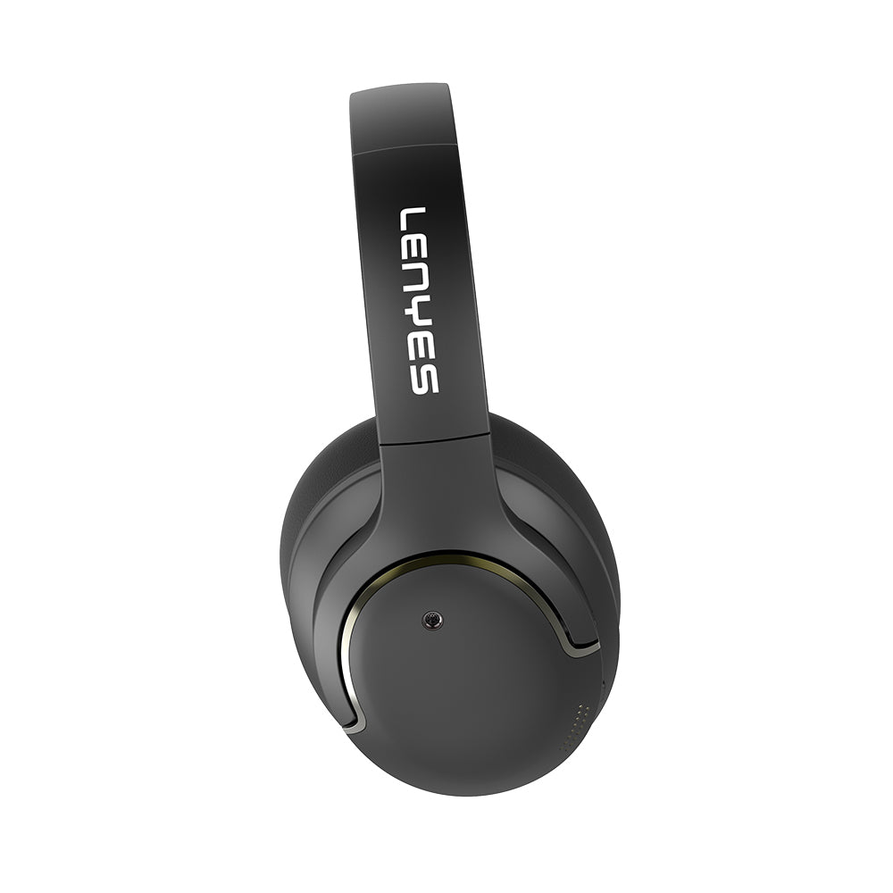 Lenyes LH61 Katlanabilir Tasarımlı TWS Kulak Üstü Bluetooth Kulaklık v5.4 Siyah