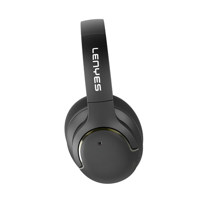 Lenyes LH61 Katlanabilir Tasarımlı TWS Kulak Üstü Bluetooth Kulaklık v5.4 Krem