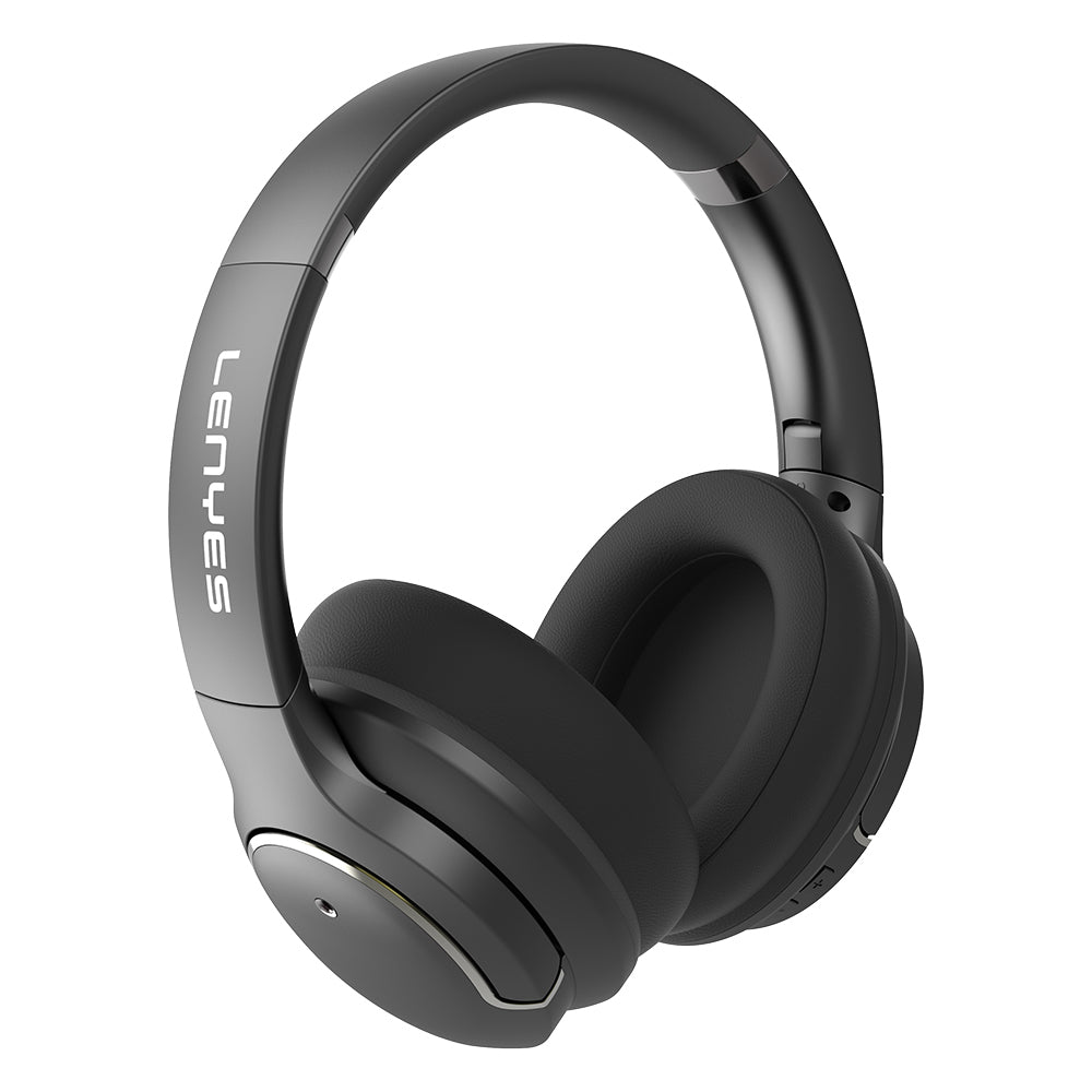 Lenyes LH61 Katlanabilir Tasarımlı TWS Kulak Üstü Bluetooth Kulaklık v5.4 Siyah