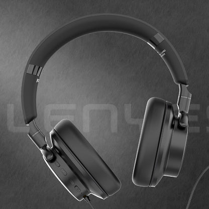 Lenyes LH80 Kulak Üstü Bluetooth Kulaklık v5.0 Siyah