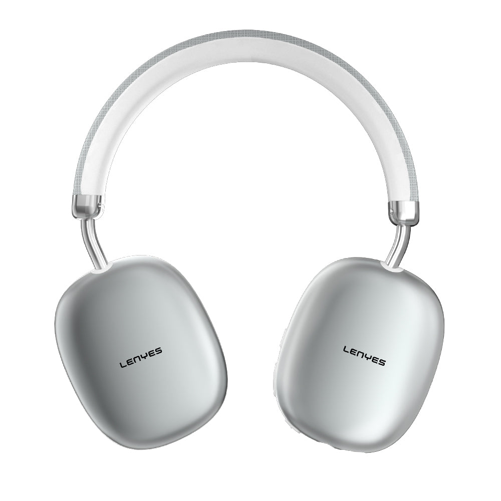 Lenyes LH81 Gürültü Engelleyici Hi-Fi Stereo Kulak Üstü Bluetooth Kulaklık v5.3 Gümüş